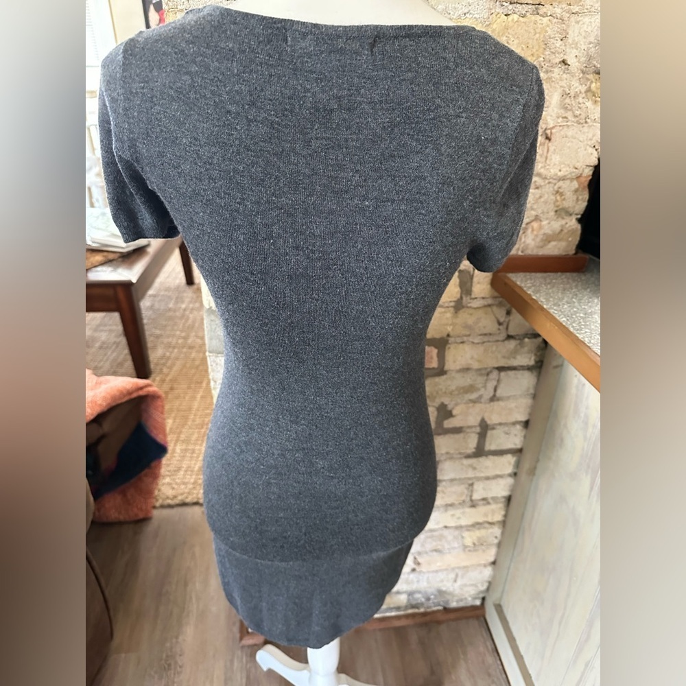 Epic Threads Charcoal Sequin Dress - Picture 4 of 5